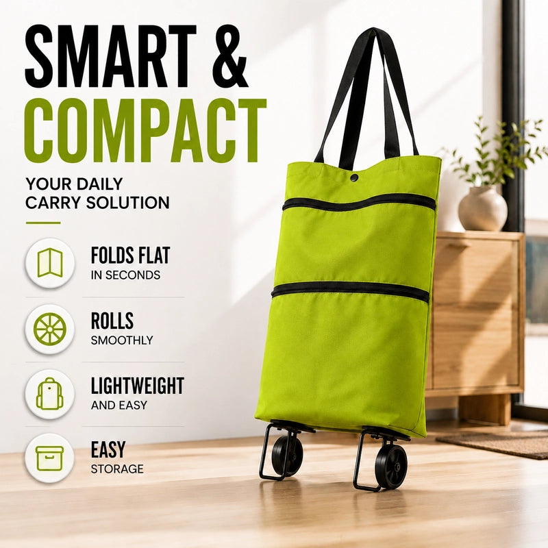 RollEase™ Foldable Rolling Tote